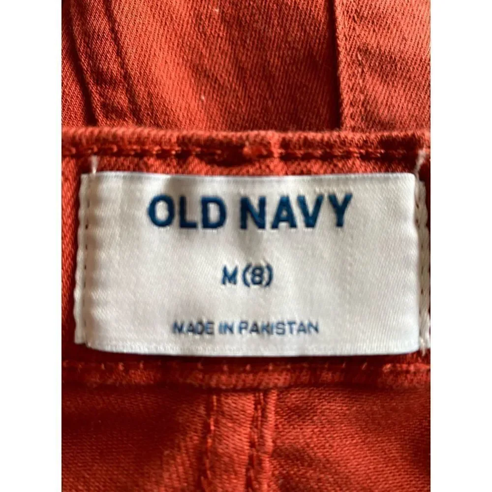 Old Navy girls rust colored distressed adjustable waist skirt/fall colors/size m